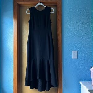 Calvin Klein M long sleeved dress, worn once 10 high low black dress, worn once